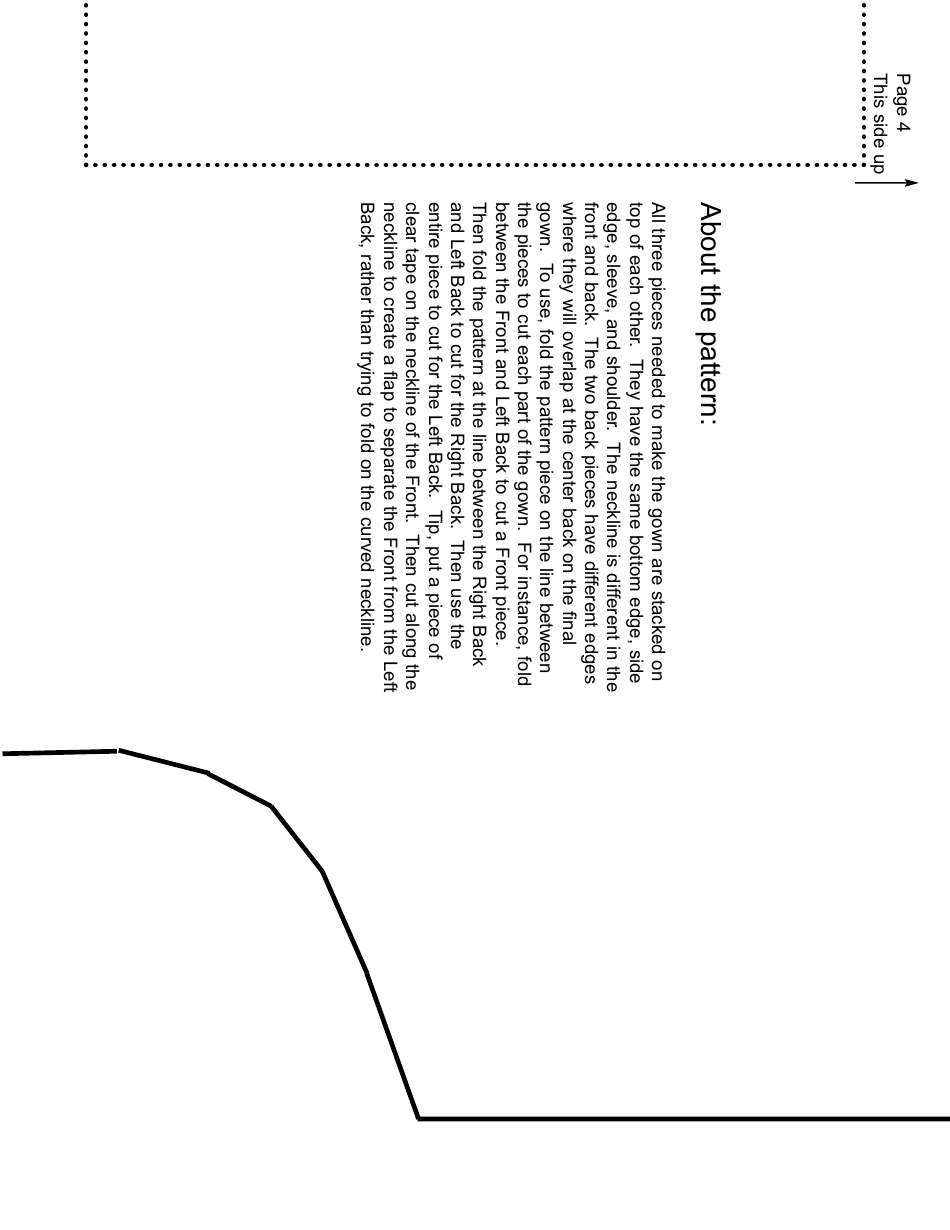 Adult Hospital Gown Sewing Pattern Templates, Page 4