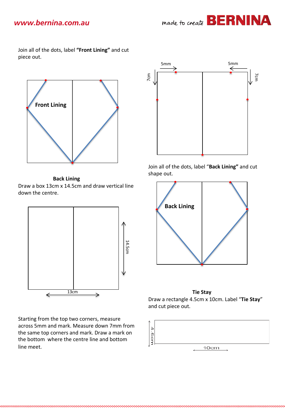 Neck Tie Sewing Pattern, Page 3