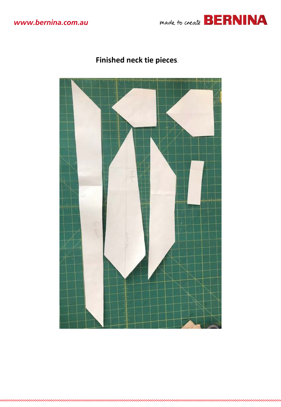 Neck Tie Sewing Pattern, Page 4