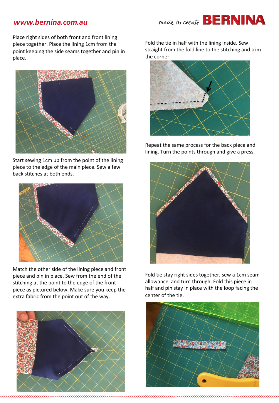 Neck Tie Sewing Pattern, Page 6