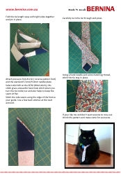 Neck Tie Sewing Pattern, Page 7