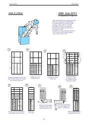 Document preview: Origami Paper Jack in a Box Guide