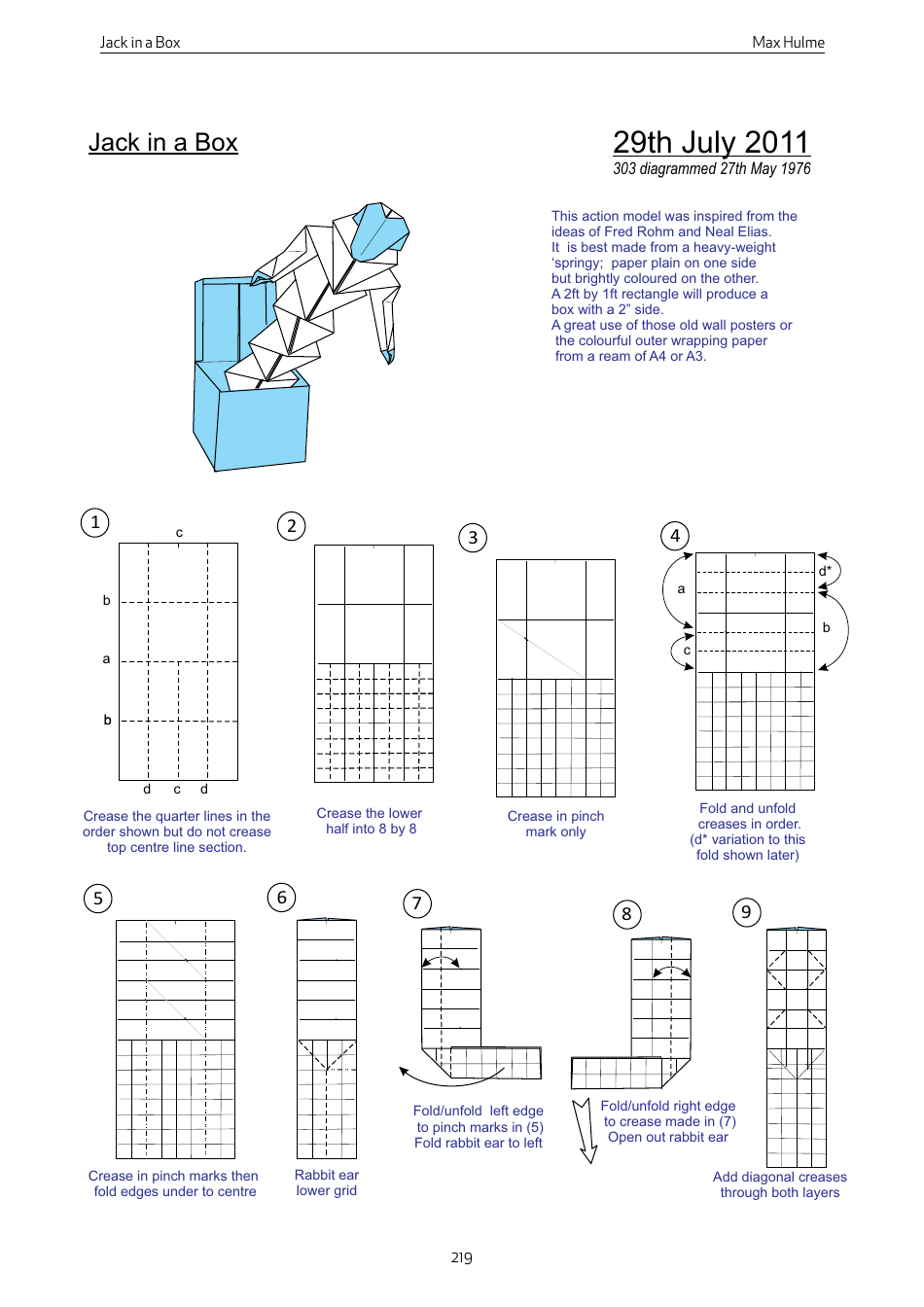 Origami Paper Jack in a Box Guide - Preview Image