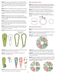 Pocketful of Posies Quilt Pattern Templates, Page 3