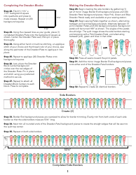 Pocketful of Posies Quilt Pattern Templates, Page 4