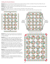 Pocketful of Posies Quilt Pattern Templates, Page 6