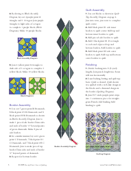 Shadow Play Quilt Pattern Templates, Page 3