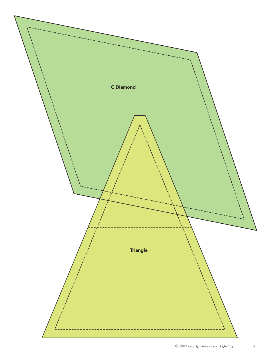 Shadow Play Quilt Pattern Templates, Page 6