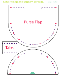 Patchwork Crossbody Satchel Pattern Templates, Page 10