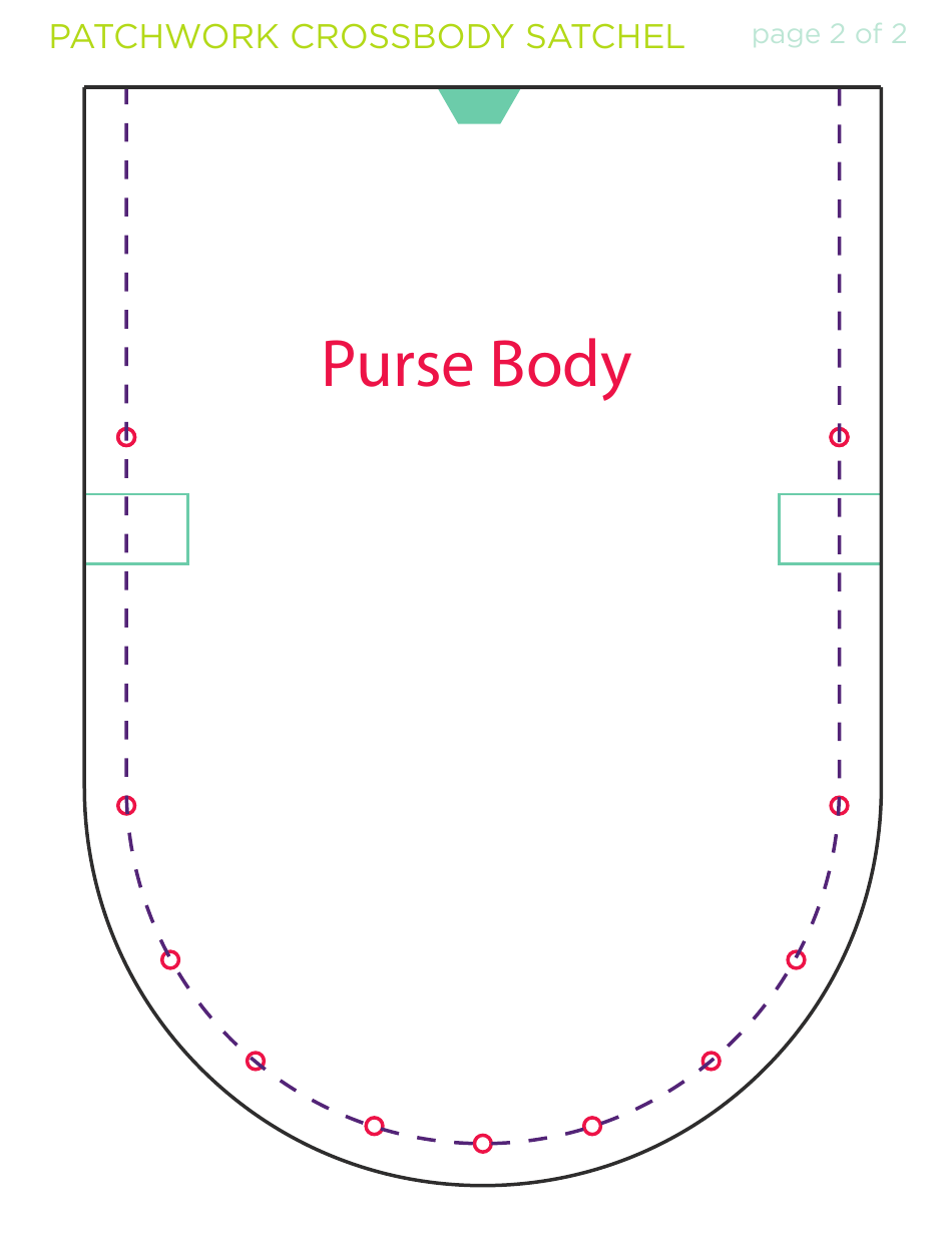 Patchwork Crossbody Satchel Pattern Templates, Page 11