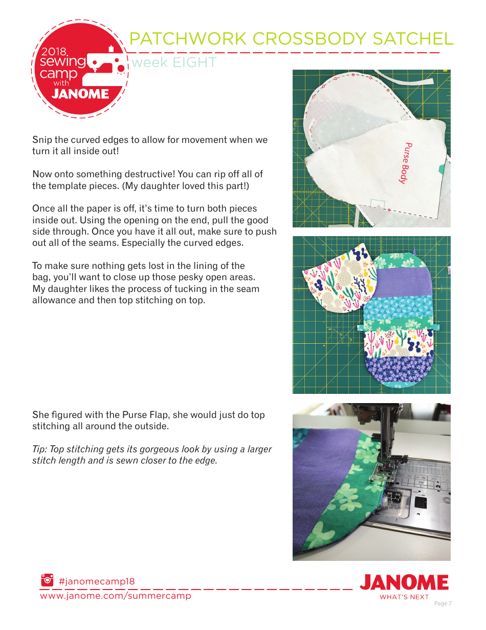Patchwork Crossbody Satchel Pattern Templates, Page 7