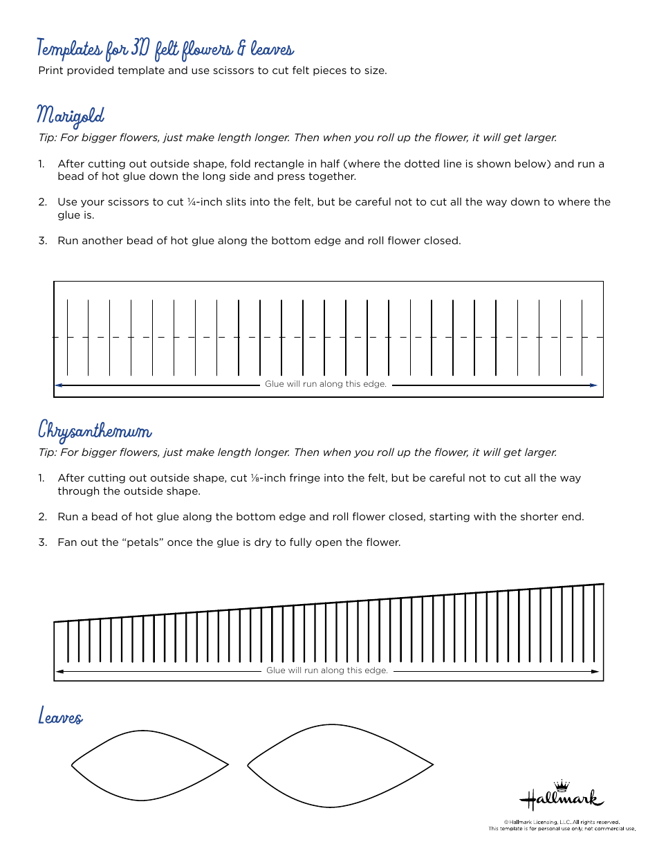 Heart Felt Flower Bouquet Templates, Page 3