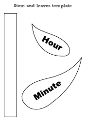 Sunflower Clock Template, Page 3