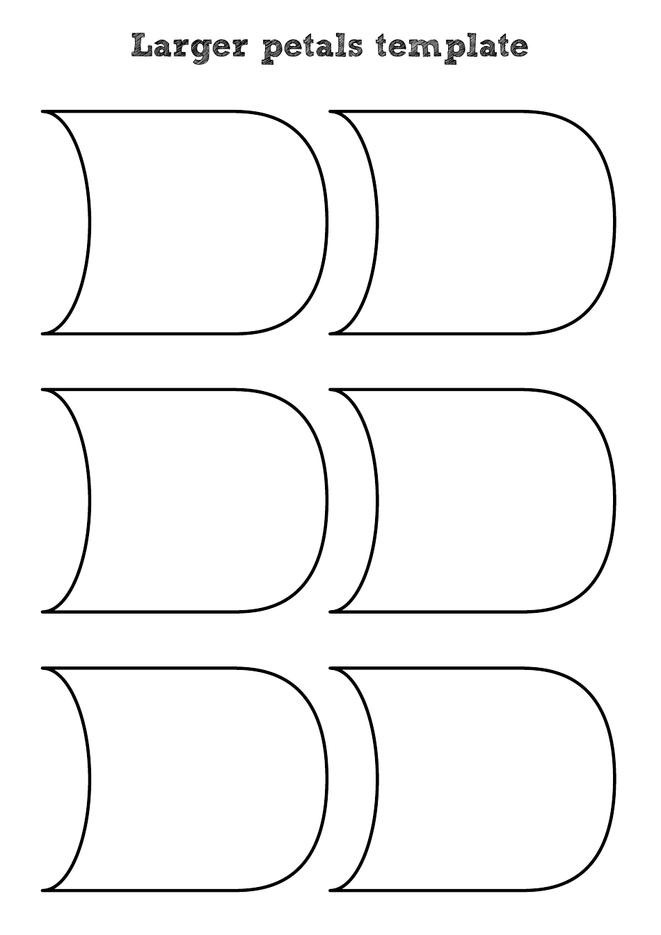 Sunflower Clock Template, Page 5