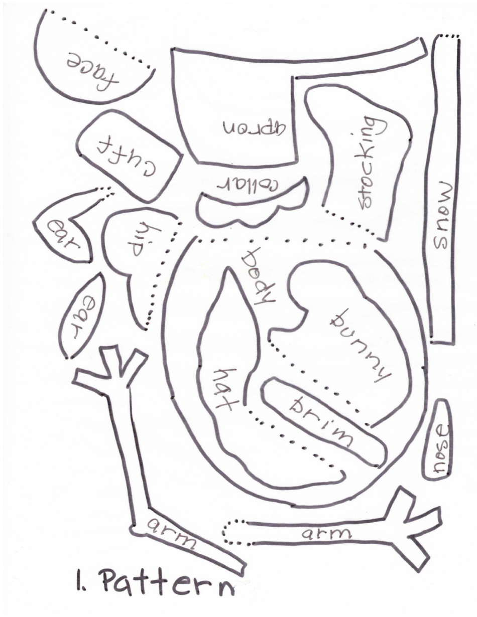 Let It Snow Mystery Quilting Pattern Templates, Page 11