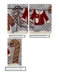 Let It Snow Mystery Quilting Pattern Templates, Page 5