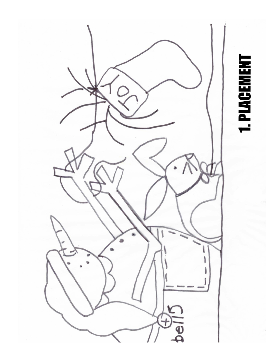 Let It Snow Mystery Quilting Pattern Templates, Page 7