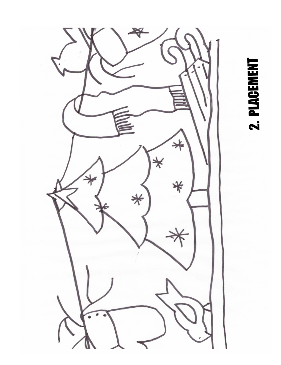 Let It Snow Mystery Quilting Pattern Templates, Page 8