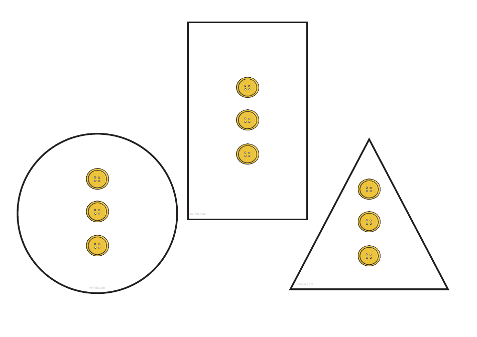 2d Shape Paper Snowman Templates, Page 5