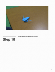 Origami Paper Crane Guide - Chase Corr, Page 13