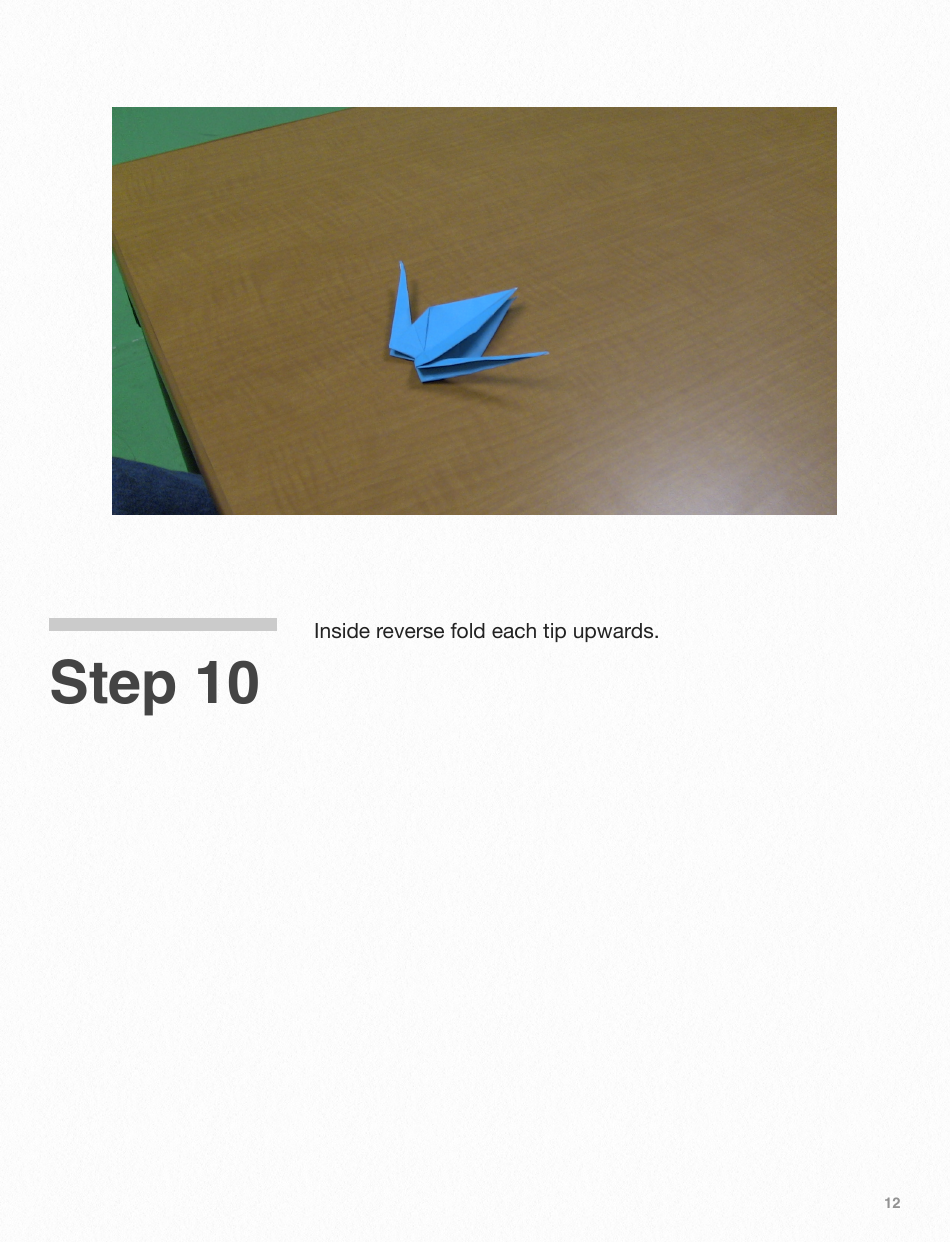 Origami Paper Crane Guide - Chase Corr, Page 13