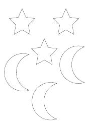 Moon and Star Mobile Template, Page 2