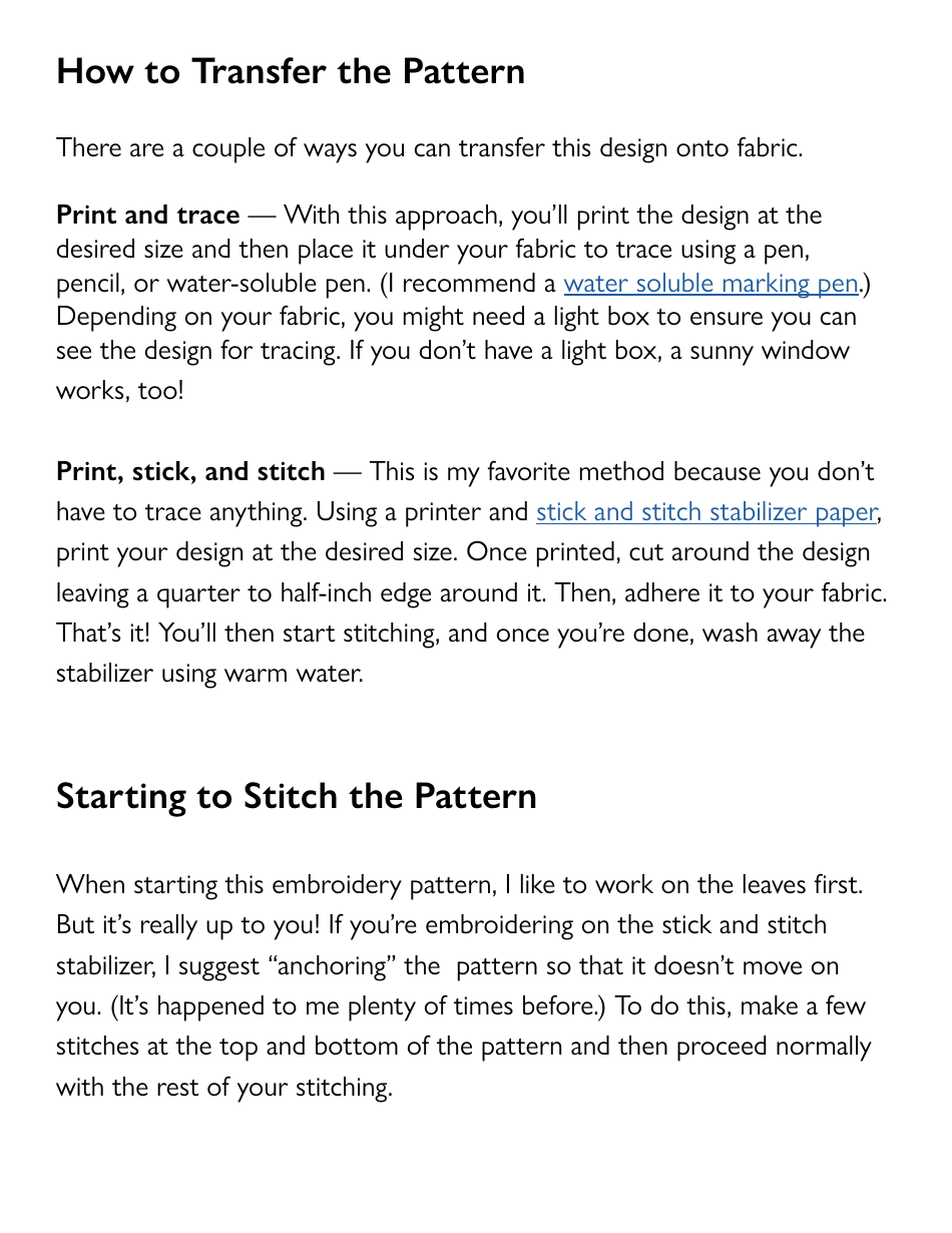 Kitty Heart Embroidery Pattern Template, Page 3