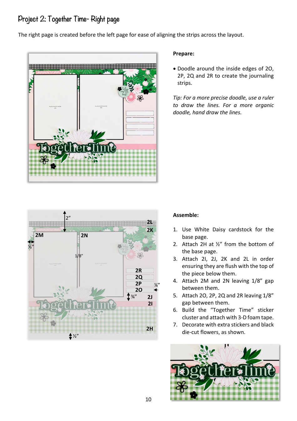 Daisy Scrapbooking Patterns, Page 10