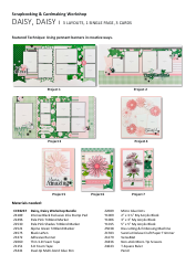 Daisy Scrapbooking Patterns