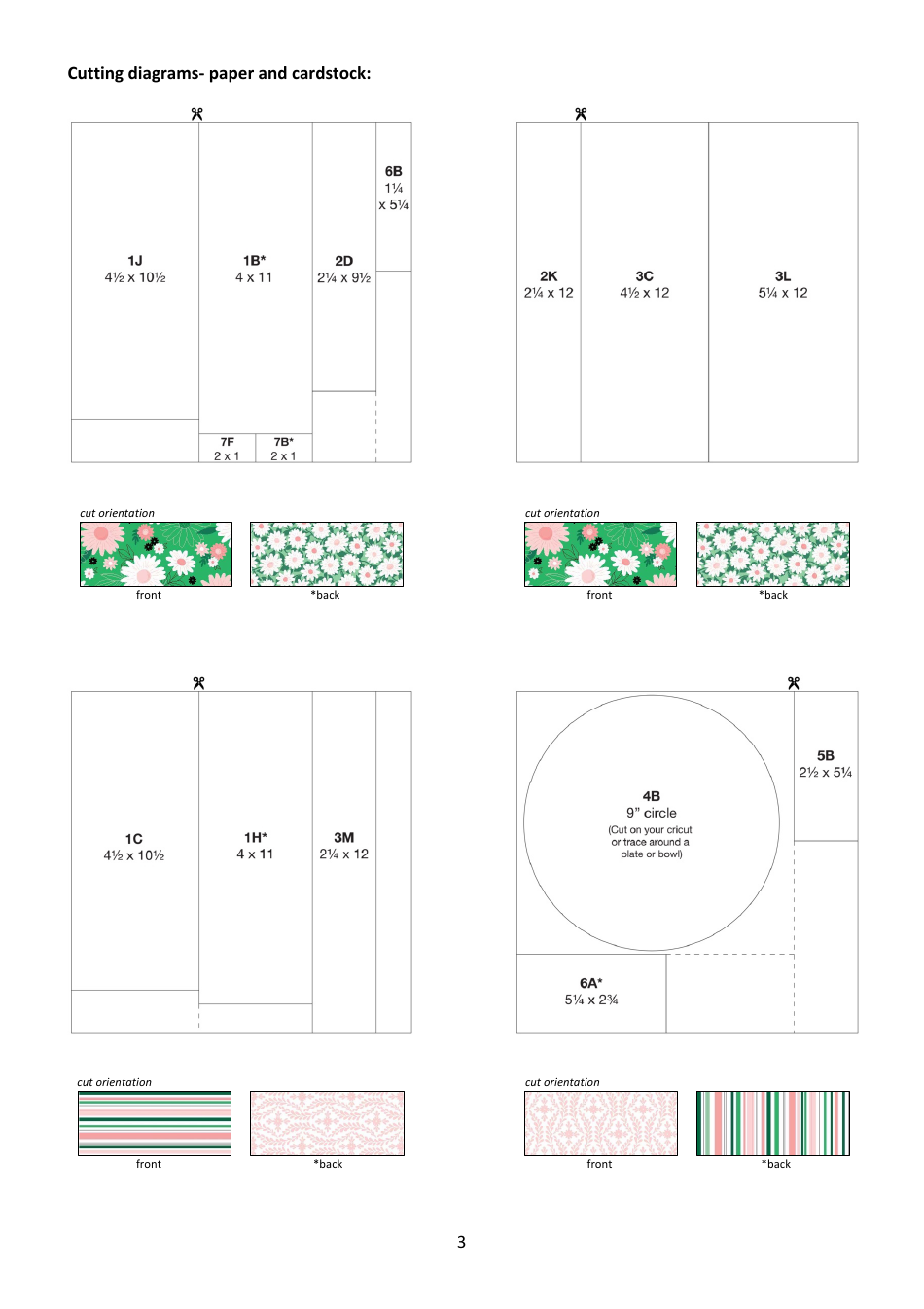 Daisy Scrapbooking Patterns, Page 3