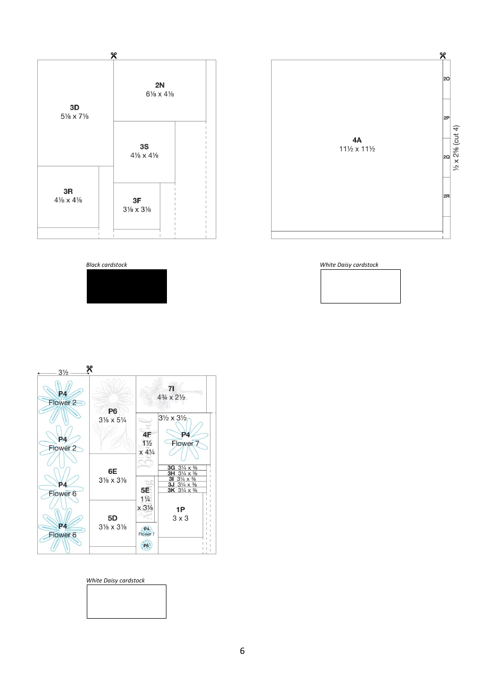 Daisy Scrapbooking Patterns, Page 6