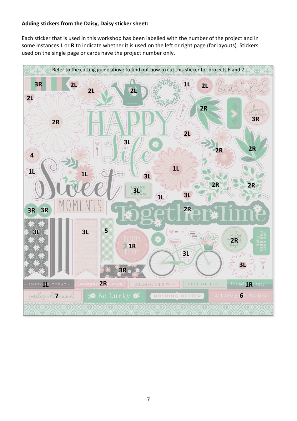 Daisy Scrapbooking Patterns, Page 7