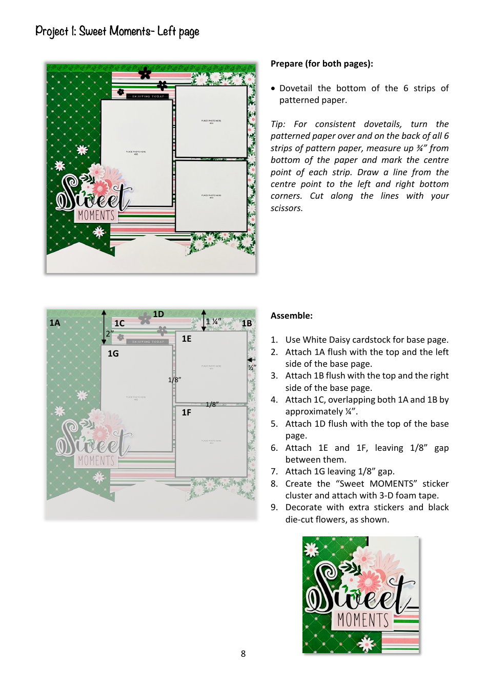 Daisy Scrapbooking Patterns, Page 8