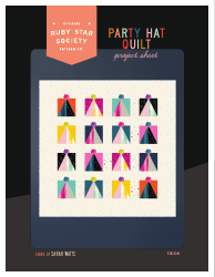 Document preview: Party Hat Quilt Pattern Templates
