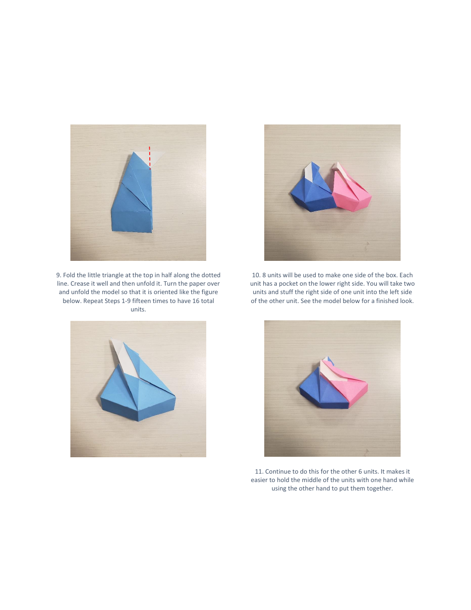 Origami Decorative Box Guide, Page 3