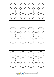 Five Dice Pattern Templates, Page 2