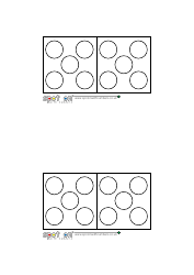 Five Dice Pattern Templates, Page 6