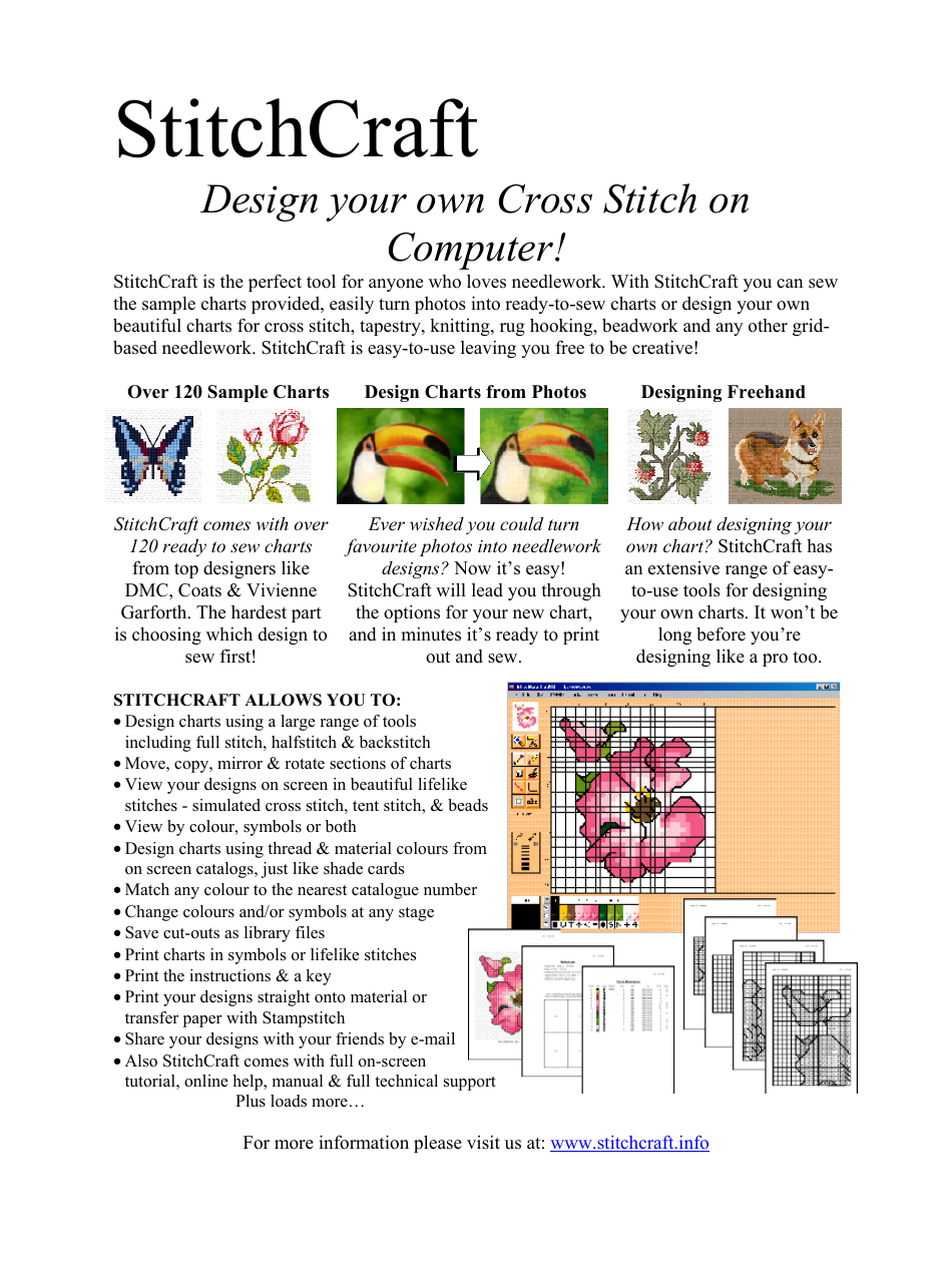 Basket With Flowers Cross-stitch Pattern, Page 8