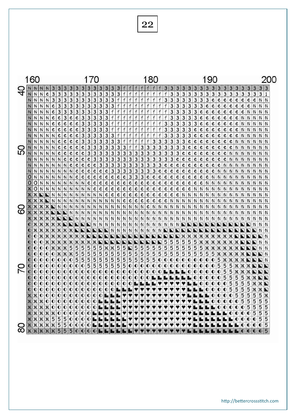 Red Flower Cross-stitch Pattern - Part 2, Page 11