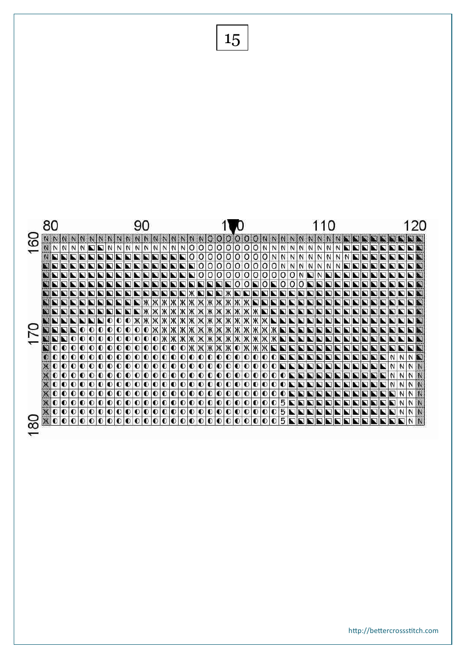Red Flower Cross-stitch Pattern - Part 2, Page 4