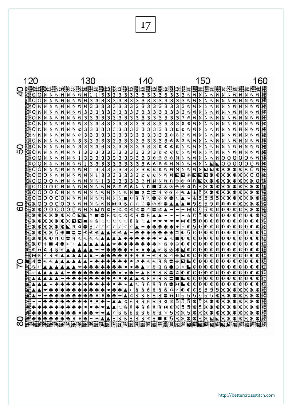 Red Flower Cross-stitch Pattern - Part 2, Page 6