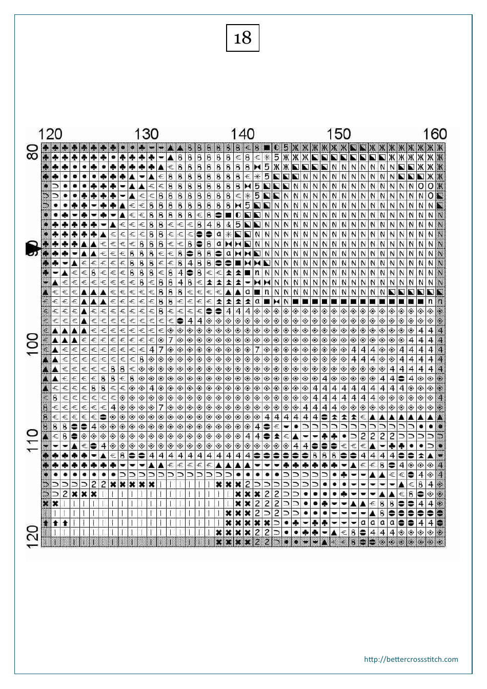 Red Flower Cross-stitch Pattern - Part 2, Page 7