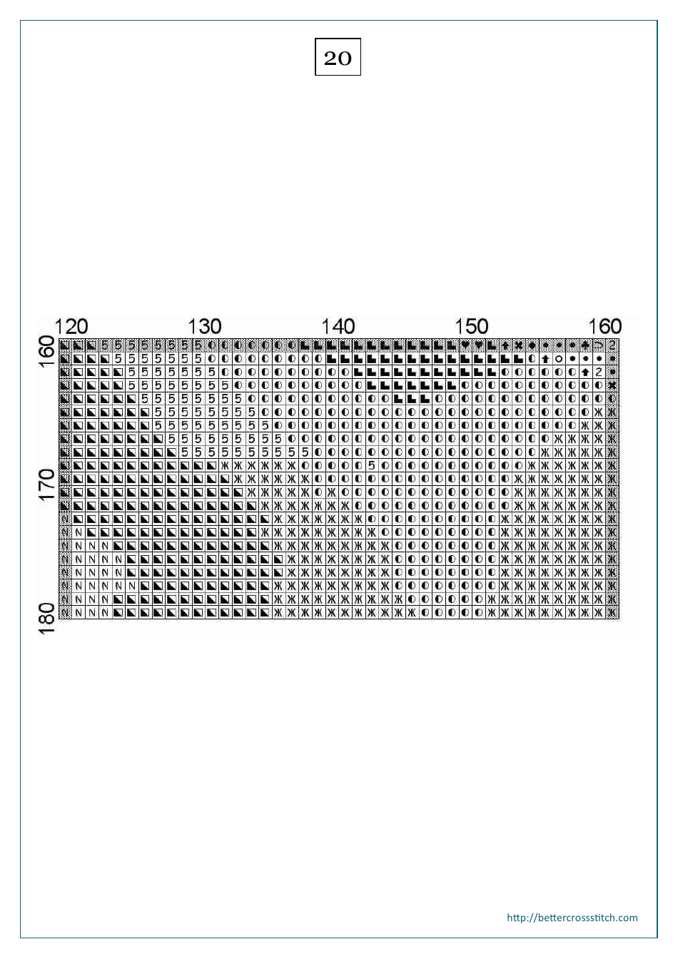 Red Flower Cross-stitch Pattern - Part 2, Page 9