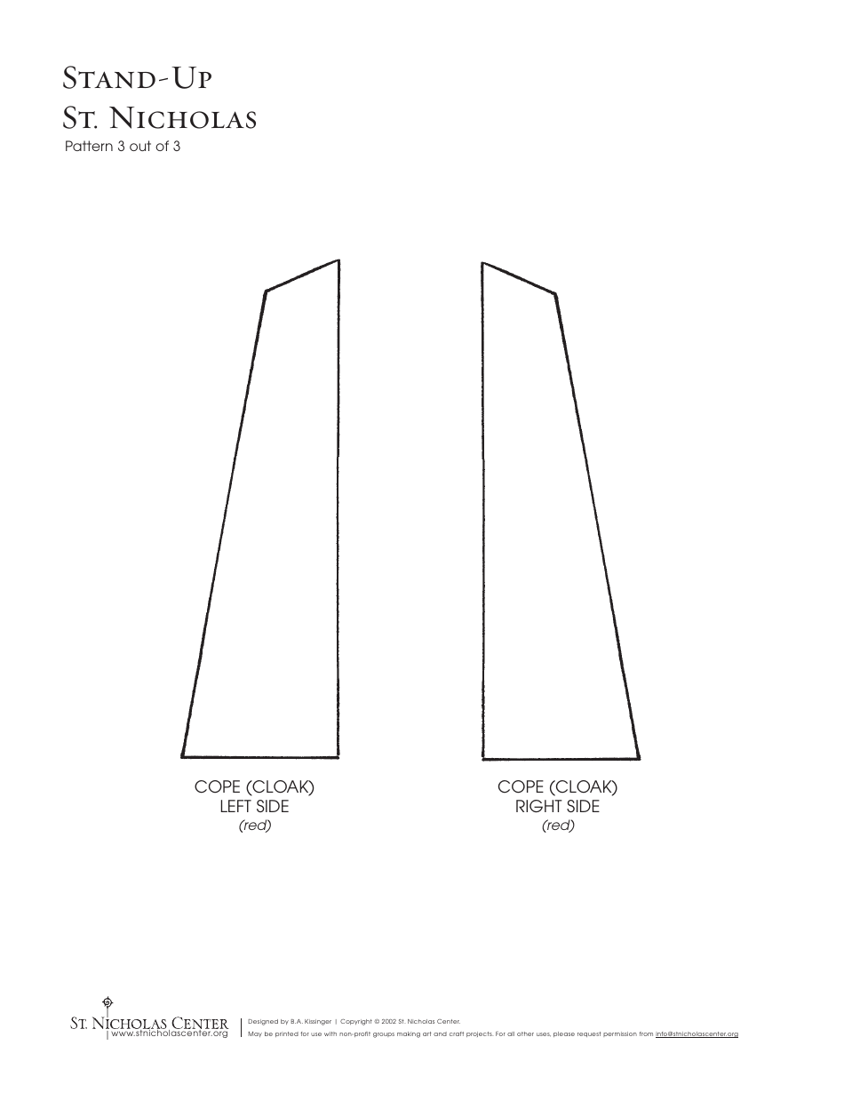 Stand-Up St. Nicholas Paper Doll Templates - St. Nicholas Center, Page 4