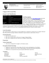 Document preview: Congaree K12 Lesson Plan: Leaf Classification