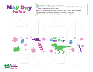 Document preview: May Day Basket Template