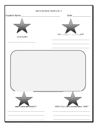Math Review Templates, Page 5