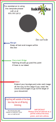 Document preview: 3.88' X 8.5' Print Template