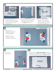 Home of the Blooms Pillow Embroidery Pattern, Page 11
