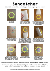 Paper Sun Template